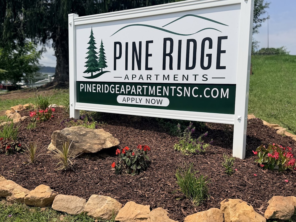 Pine Ridge Apartments NC Sign